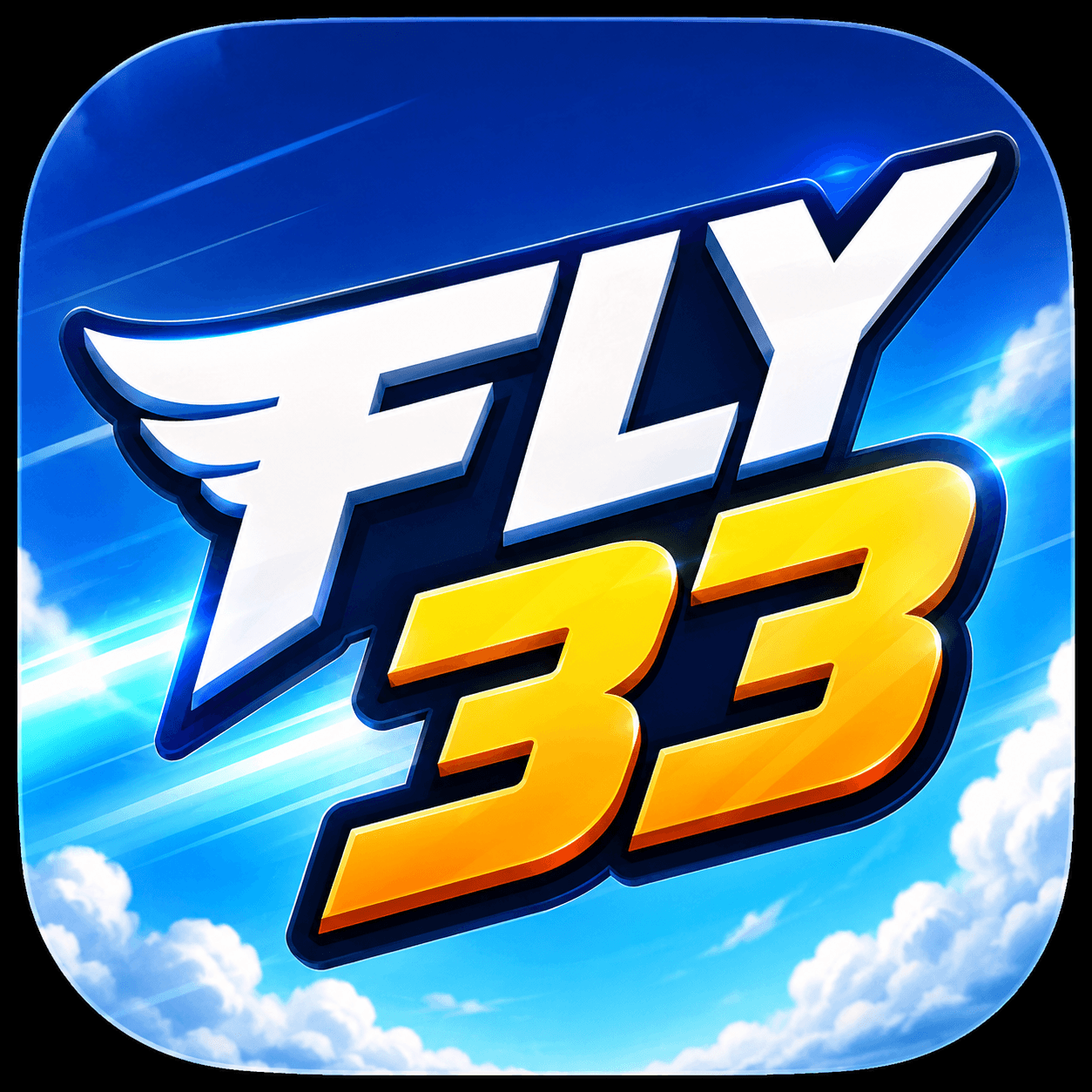 Fly33 Game App Icon — airplane-themed gaming platform for Android users in Pakistan